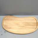 Wonderjune Baby Wooden High Chair Tray, Antique Vintage Toddler Infant Seat Tray Replacement Universal Wooden High Chair Accessory for Kitchen Toddlers and Babies Home Finger Foods Placemat