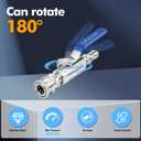 Ball Valve Pressure Washer,3/8 Inch Quick Connect Ball Valve for Power Washer Hose Shut Off Valve,304 Stainless Steel,5000 PSI.