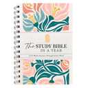 YAGUAN 2026 New The Bible in One Year,52-Week Study Word,2026 New A Beautiful Year in The Bible for Women.A5