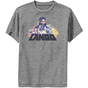 STAR WARS Han Solo Vintage Lando Boys Short Sleeve Tee Shirt, M
