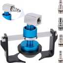 Universal Master Cylinder Adapter with 4Pcs Quick Connect, 58mm Brake Bleeder Adapter for Honda, Toyota & All Vehicles