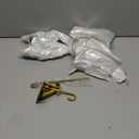 F FINEC Fireplace Stocking and Garland Hanger, 2 in 1 Adjustable Heavy Duty Mantel Hangers, Garland Holder for Mantle Fits 0.5" to 7" Mantle No Drill, Christmas Garlands Clip for Holiday Decor (6pcs)