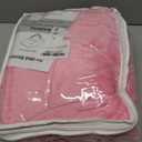 LaffyLo Electric Heated Blanket Full Size 72"84", Breathable & Luxurious Flannel,Soft Warm Gift with Over-Heat Protection,4 Heating Levels & 10 H Auto Shut Off, Machine Washable, Light Pink