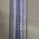 10 Inch Gradient Blue Spiral Taper Candle Set, 10 Pack Unscented Dripless Candlesticks for Dinner Party Brithday Wedding and Home Decoration
