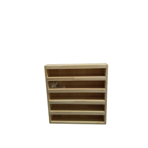 Wall Mounted Collectible Display Shelves, Freestanding Wood Display Cabinet with Door, Display Cabinet Organizer Box