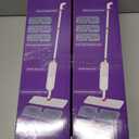 2 x Mop for Floor Cleaning - 2-in-1 Double-Sided Microfiber Spray Mop with Flip Design, 3 Reusable Pads, for Laminate, Ceramic, Tile, Vinyl - Home & Commercial Use