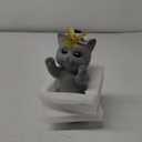 DecorSmart Cat Garden Outdoor Statue Gifts for Cat Lovers Lady Mom Dad Women Outside Solar New Home Decor for Patio Yard Housewarming Gardening Gifts