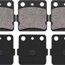 Road Passion Brake Pads Front and Rear for HONDA TRX 250 X Fourtrax 1987-1992/300 400 X 2009-2014/300 EX Fourtrax 1993-2008/400 EX Fourtrax 1999-2000/400 EX Sportrax2001-2008