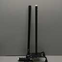 BeneCane Quad Cane Walking Cane with Two Led Lights with Big Base T HandleLightweight Adjustable Walking Stick Four Pronged Sturdy for Men and Women (black)