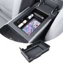 RUNROAD Center Console Organizer Tray Compatible with 2025 2026 GMC Terrain Accessories, Armrest Storage Organizer Box For Terrain Middle Console Tray Elevation AT4 Denali Auto Interior Accessory