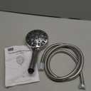 Shower Head with Handheld 7 Spray Combo,Hand Held Showerhead with On/Off Switch,High Pressure Detachable Shower Heads with 60" Long Hose (Chrome)