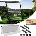 10L0L Folding Down Clear Golf Cart Windshield for Yamaha G14 G16 G19(1995-2003) Models Gas or Electric Golf Cart