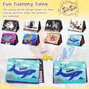 URMYWO Tummy Time Toys - Black and White High Contrast Baby Toy for Newborn - Baby Visual Stimulation Mirror - Montessori Sensory Crinkle Toy for Infant 0-3-6-12 Months - Boy Girl Shower Gifts