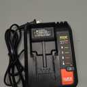 Elefly 20V Battery Charger PCC692L Compatible with Porter Cable 20V Lithium Battery PCC680L PCC685LP and Compatible with Black Decker 20V Battery LBXR20 LB2X4020