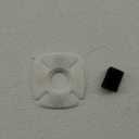 Pet Fountain Filters Compatible with 95Oz/2.8L Dog Water Fountain(4 Carbon Filters+4 Sponge Filters)