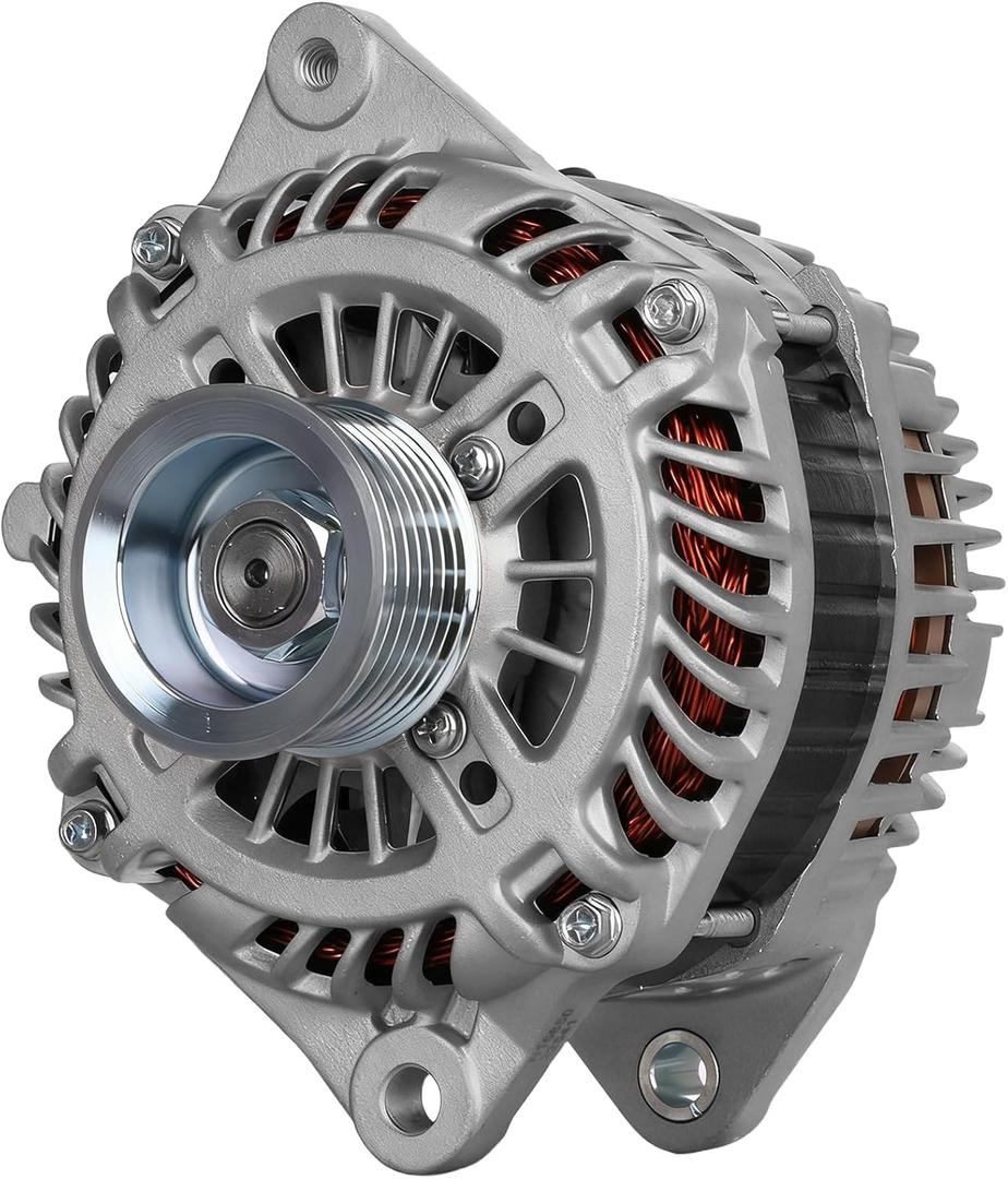 New Alternator Fit for Nissan 2015-2017 Murano, 2013-2017 Pathfinder, 2014 Pathfinder L4, Fit for Infiniti 2013 JX35, 2014-2016 QX60, 2.5L 3.5L, 12V 150A 11538N 23100-3JA1ARE A003TJ3991