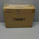 Plastic Hangers 50 Pack Heavy Duty Dry Wet Clothes Hangers with Non-Slip Pads Space Saving 0.2" Thickness Super Lightweight Organizer (Gray)