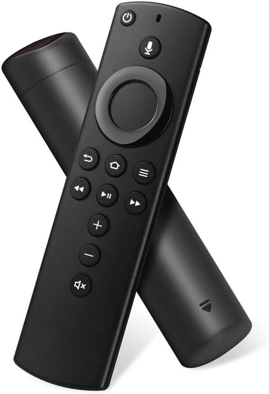 Replacement Voice Remote Control Fit for Fire Series, TV Stick/TV Stick Lite /4K, TV Cube (1st /2nd Gen), Fire Smart TVs (3rd Gen), Not for Hisense Roku Smart TV