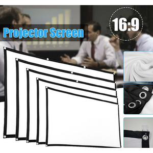 Portable 100/120/150 Inch Anti-Crease Projector Screen for Home & Indoor/Outdoor Use 120 Inches