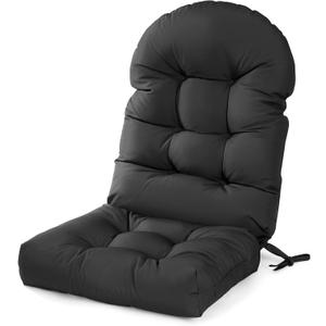 mudilun Outdoor Adirondack Chair Cushion High Weather Resistant Tufted Waterproof Lounge Cushion Anti-Slip Thickened High Back Patio Seat Pads