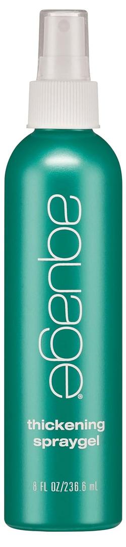 Aquage Thickening Spraygel, Firm-Hold Styling Spray with Ultraflex Polymer Technology, Thickens & Strengthens Fine, Thin Hair That Lacks Body & Vitality (8 Fl Oz (Pack of 1))