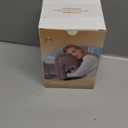 JefDiee Inflatable Travel Pillow, Airplane Neck Pillow Comfortably Supports Head and Chin for Airplanes, Trains, Cars Office Napping on The Tray Table (Grey) (Medium)