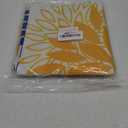 DFXSZ Yellow Blue Flower Pillow Covers 16x16 Inch Set of 2 White Gray Colored Throw Pillows Outdoor Waterproof Decor for Living Room Sofa Patio Funiture Garden Floral Polyester Pillow Covers 002J16