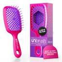 FHI Heat UNbrush Detangling Brush for Pain-Free Brushing on All Wet or Dry Hair Types Durable DuoFlex Anti-Static Bristles, Lightweight Handle, Vented Hair Brush