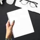 Unpunched Line Paper - 100 Sheets/200 Pages Loose Leaf Paper Line Refills, Letter Size, 100gsm, White, 8.5" x 11"