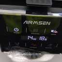 AIRMSEN Grind & Brew Coffee Maker with Built-in Grinder - Single-Serve Machine Compatible with K-Cup Pods & Ground Coffee, 1000W Fast 6-14oz Brew, Descaling Alert, Touchscreen & 50oz Removable Tank