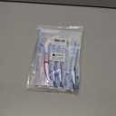 Denture Brush 6Pcs Denture Toothbrushes,Denture Cleaning Care Cleaning Brush,Double Sided Toothbrush for Denture Cleaning Care