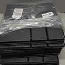 Goovilla Plastic Interlocking Deck Tiles, 9 Pack Outdoor Patio Flooring, 12"x12" Interlocking Decking Tile Outdoor All Weather Use, Waterproof Patio Pavers for Pool Balcony Backyard Porch, Dark Grey