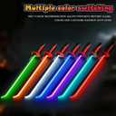 Lightsaber 31.5" Spark Sword with Mist Hit Sound, 8 Color Light Up Cyberpunk Swords Toy, for Cosplay, Dueling, Party