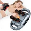 UFFAE 6 Head Massage Gun Back Massager Pain Relief, Deep Tissue Percussion Massager with 9 Levels & 9 Modes, Electric Massager Tool for Legs, Arms, Waist, Back, Buttocks - Full Body Muscle Pain Relief