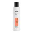 Nioxin System 4 Scalp + Hair Thickening Shampoo for Colored, Dry, & Damaged Hair with Progressed Thinning | Maintain Vibrant Color | Cleanse, Nourish & Boost Hair Density with Niacinamide & Biotin (10.1 Fl Oz (Pack of 1))