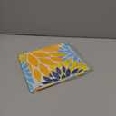 DFXSZ Yellow Blue Flower Pillow Covers 18x18 Inch Set of 2 White Gray Colored Throw Pillows Outdoor Waterproof Decor for Living Room Sofa Patio Funiture Garden Floral Polyester Pillow Covers 002J18