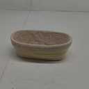 (10x6 inch) Oval Proofing Basket Set by Bread Story Oval Brotform Handmade Unbleached Natural Cane Bread Baking Kit with Cloth Liner Bread Baking e-book Course