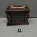 Cremation Memorial Urns for Human Ashes Adult Male Female, Wooden Picture Frame Urns Box and Casket for Men Women Child, Burial Funeral for Ashes
