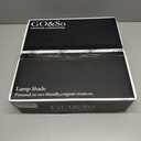 GO&SO Drum Lamp Shades Set of 2 Medium,Oatmeal Linen Lamp Shade 13"Top x 13"Bottom x 10"High(Spider),Replacement Lamp Shades for Floor Lamps,Table Lamp Shade,Hand Crafted Lampshade,Assembly Required (Beige)