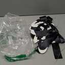 xo, Fetti Happy Birthday Banner, Black Glitter + Satin Bows - 5.5 Ft. | Birthday Decorations, Coquette Bday Decor, 30th Party Sign, 21st Photo Booth Backdrop