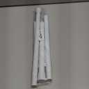 Tension Rod for Windows 28 to 48 Inch,Spring Curtain Rods No Drilling 7/8" Diameter White Tension Rods Adjustable Curtain Rods Expandable Pressure Spring Tension Rods for Closet, Doorway