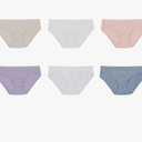 Hanes Women's Organic Cotton Panties Pack, Comfort Soft Underwear, 6-Pack , 2 XL