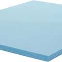 1-Inch Gel Memory Foam Mattress Topper, CertiPUR-US Certified for Superior Comfort and Support, Twin, Blue