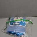 BAOGCOYO Car Trash Can for Car, Cute Mini Car Trash Bag with Lid, Glitter Car Garbage Can Bin Hanging for Back/Front Seat/Console, Waterproof, Leakproof, 2.5 Gallon, Blue Bling Sparkly