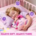 JoyCat My First Purse for Toddler Girls 1-3, 5 PCS Plush Unicorn Pretend Play Set with Lipstick, Perfume, Palette & Star Key, Soft Sensory Gifts for Girls