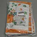 Pack of 3, XCHI Fall Pumpkin Striped Dish Towels 18x26 Inch Hand Kitchen Towels Dishcloth Home Decorations Set of 4