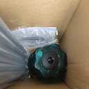 TIKI 2-Pack Topaz Blue Glass TIKI Torches  65" Outdoor Decorative Torches for Patio, Backyard & Garden  Easy Install, Weather-Resistant with Long-Lasting Wick & Snuffer