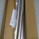 TEECK Shower Curtain Rod, 32-79 inch Adjustable Tension Spring, 1 Inch Shower Curtain Rod Tension, Anti-Slip, Rust-Proof, No Drilling, for Bathroom, Nickel