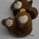 Athoinsu 12" Graduation Bear Class of 2025 Brown Stuffed Animal Bear Plush Pillow with Black Grad Cap Soft Bear Graduation Decor Gifts for Kindergarten High School Boys, Girls, Adults.