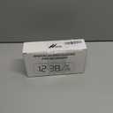 Netzu 3-in-1 Digital Clocks for Living Room with Temperature, Date & Time Display - 4 Levels Birghtness, 3 Volumes, Small & Compact Plug-in Alarm Clock for Bedroom, Office (Black)